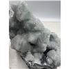 Image 6 : 4 X4 INCH GREEN FLOURITE WITH SUGAR  CALCITE SPECIMEN