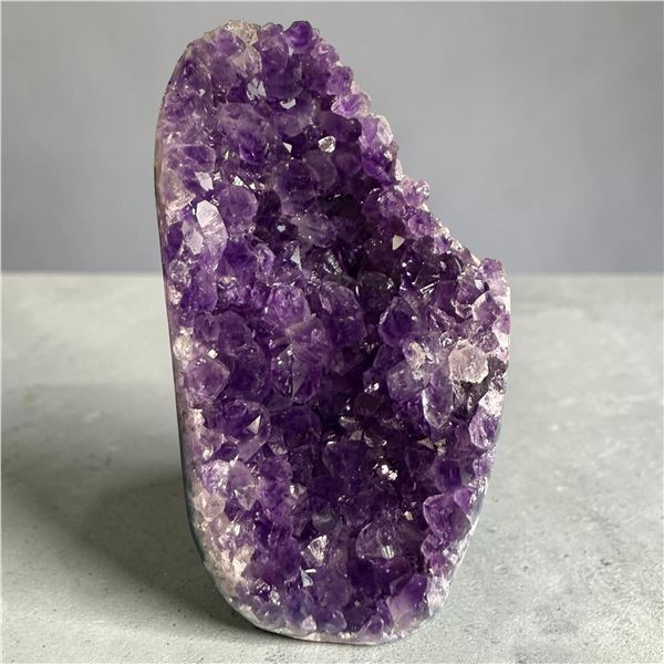 Amethyst Geode Natural Dark from Uruguoy 3.83 Inch