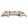 Image 4 : Tan U Shape Sofa with Double Chaise Lounge for Living Room - SKU: USACOPN1088120-1 -