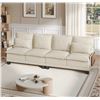 Image 2 : White Comfy Cloud Couch Large Sofa for Living Room - SKU: USACOPN1087761-3 -