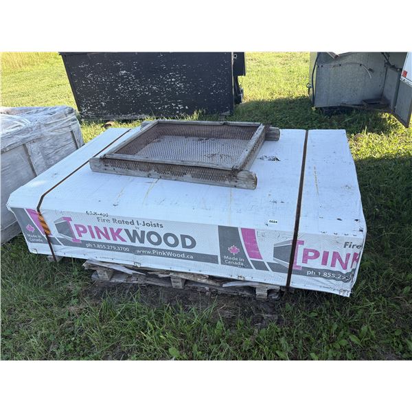 Pink wood 14” joists