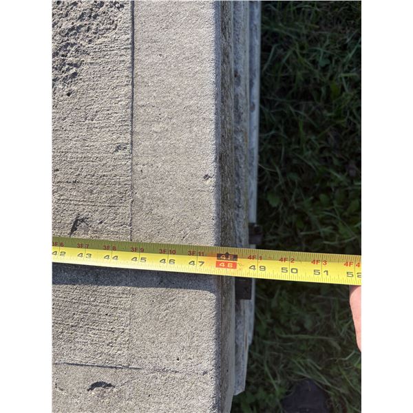 Concrete pads