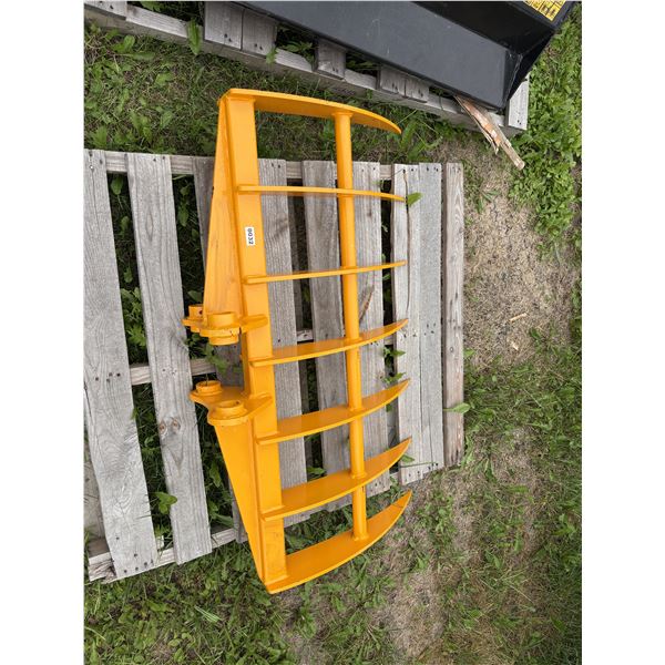 46 inch excavator brush rake