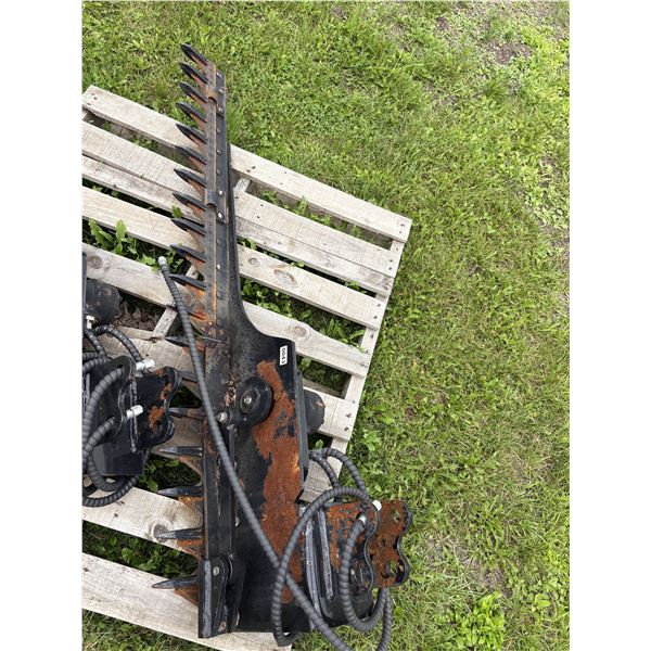 Captok mini excavator 6 foot brush cutter