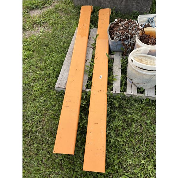 Pallet fork extensions