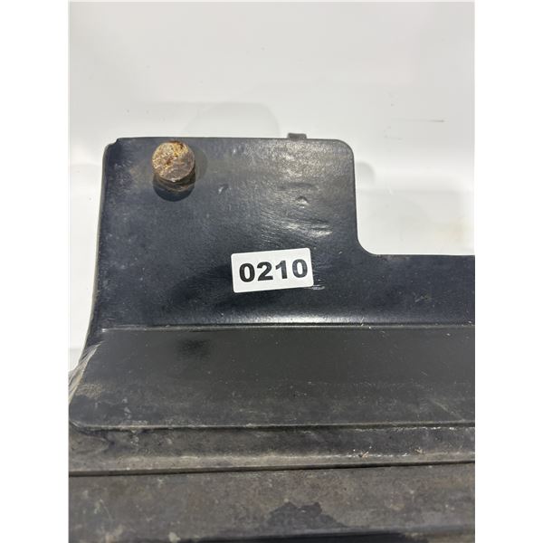 Heavy steel bumper