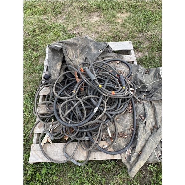 Pallet of ground cables