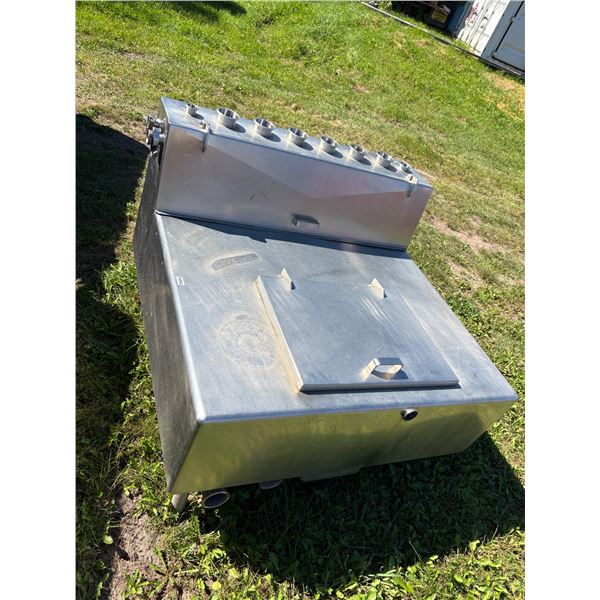 large stainless tank