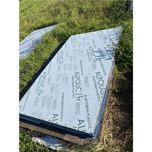 pallet of ACM alumaboard