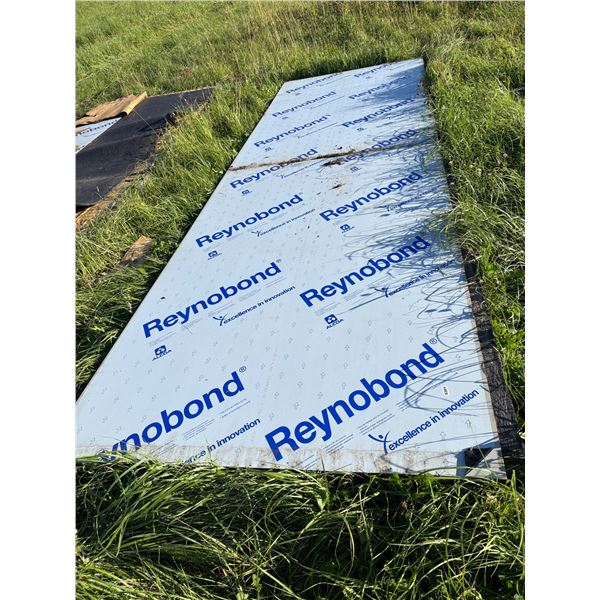 pallet of ACM alumaboard