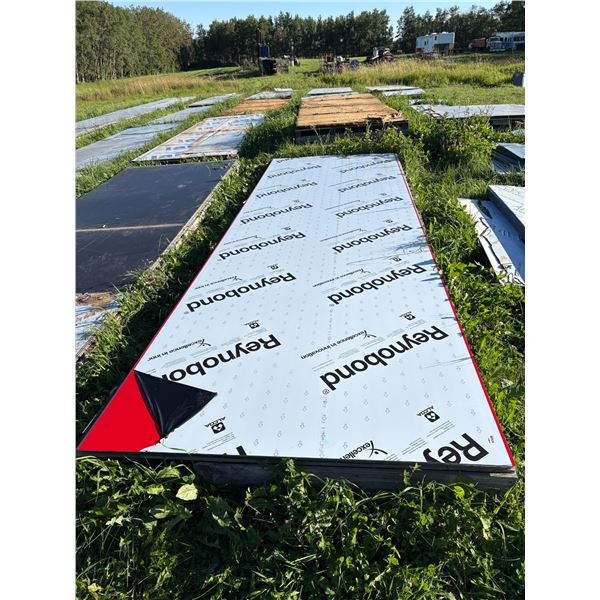 pallet of ACM alumaboard
