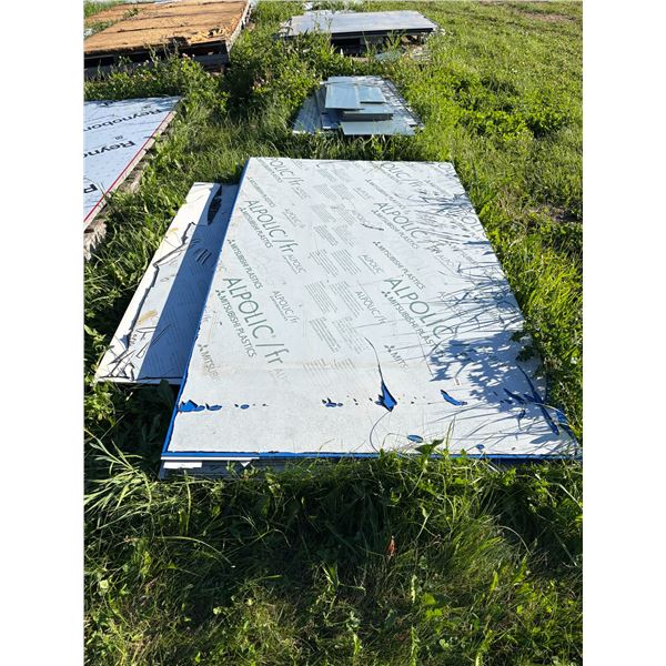 pallet of ACM alumaboard