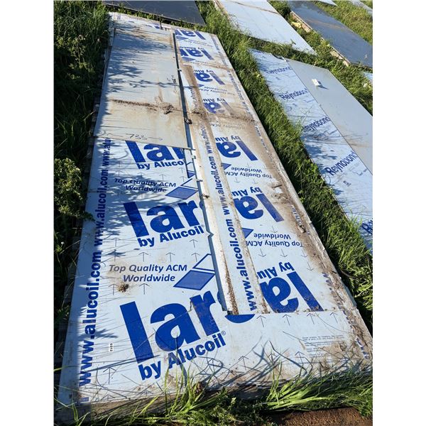 pallet of ACM alumaboard