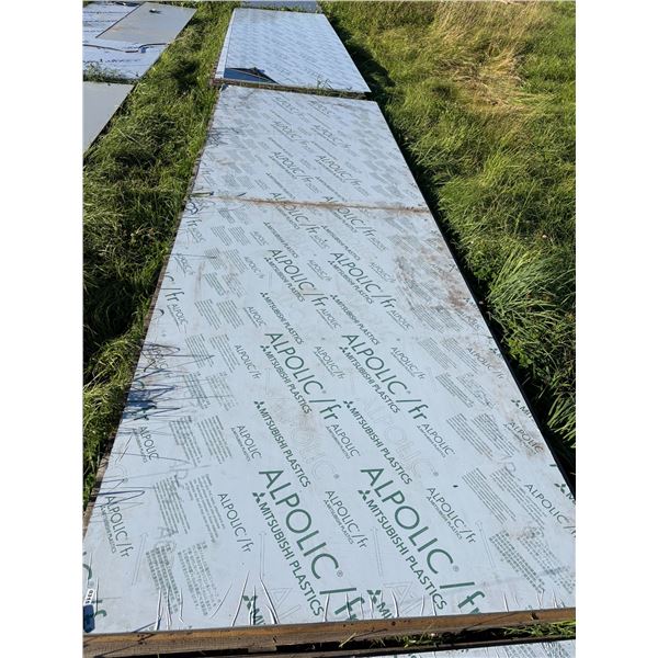 pallet of ACM alumaboard