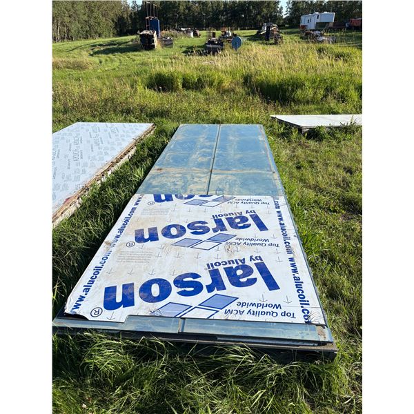 pallet of ACM alumaboard