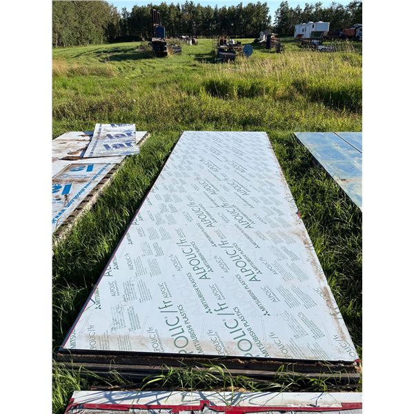 pallet of ACM alumaboard