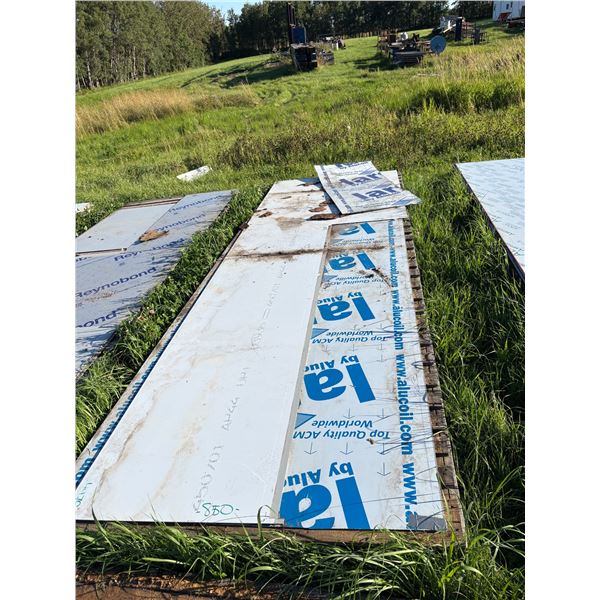 pallet of ACM alumaboard