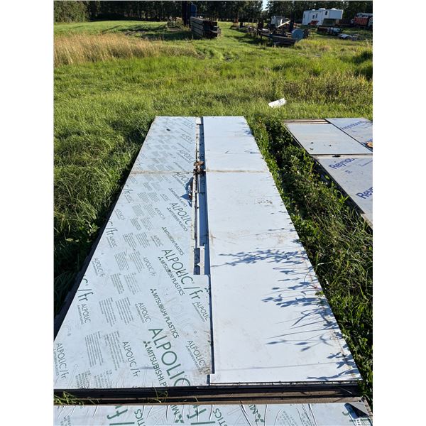 pallet of ACM alumaboard