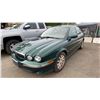 Image 1 : 2003 JAGUAR X-TYPE 2.5, 4DRSD, GREEN, VIN SAJEA51D93XC95018,