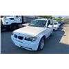 Image 1 : 2006 BMW X3, 4DRSW, WHITE, VIN WBXPA93426WD25548,