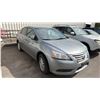 Image 4 : 2013 NISSAN SENTRA PURE DRIVE, 4DRSD, GREY, VIN 3N1AB7APXDL669729,