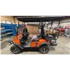Image 5 : GC42S 4-SEAT ELECTRIC GOLF CART *ORANGE* 43KM TOP SPEED, REAR WHEEL DRIVE, 9" MULTIMEDIA SYSTEM,