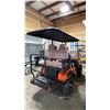 Image 3 : GC42S 4-SEAT ELECTRIC GOLF CART *ORANGE* 43KM TOP SPEED, REAR WHEEL DRIVE, 9" MULTIMEDIA SYSTEM,