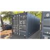 Image 1 : DARK GREY 20' 67,200 LB MAX CAPACITY INDUSTRIAL TRANSPORT CONTAINER WITH DUAL SWING REAR DOORS