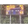 Image 1 : NEVCO 3402 PROFESSIONAL STADIUM DIGITAL FOOTBALL 2 SECTION SCOREBOARD WITH 717 BOARD CONTROLLER,