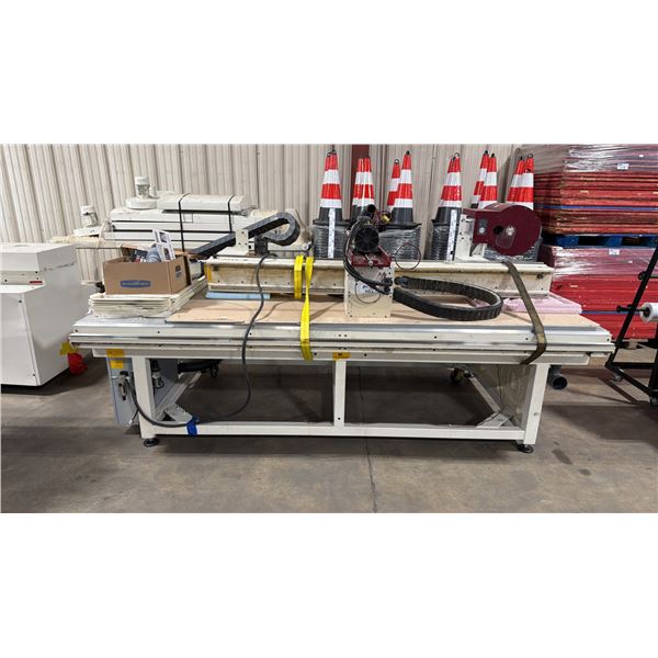 AXYZ AUTOMATION 4008 ATC 5' X 8' INDUSTRIAL CNC ROUTER MACHINE WITH AUTOMATIC 7-TOOL CHANGER ATC