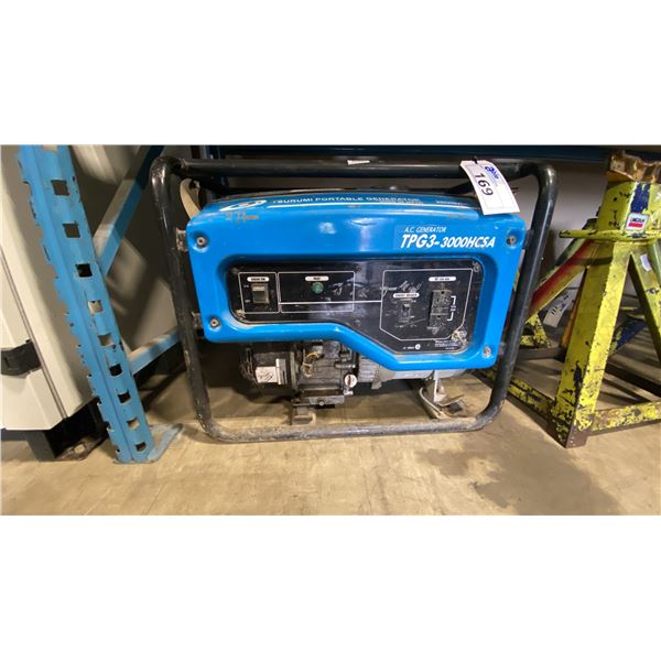 TSURUMI TPG3-3000HCSA GAS POWERED PORTABLE GENERATOR