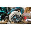 Image 3 : LARGE GROUP OF MAKITA CORDLESS POWER TOOLS INCLUDING RECIPROCATING SAW, GRINDER, 3 DRILLS, CIRCULAR