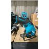 Image 5 : LARGE GROUP OF MAKITA CORDLESS POWER TOOLS INCLUDING RECIPROCATING SAW, GRINDER, 3 DRILLS, CIRCULAR