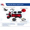 Image 2 : IRGC40 HIGH END MINI 2 SEATER ELECTRIC MINI GOLF CART *HAS KEYS & CHARGER, COLOR RED*