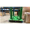 Image 2 : 1 3/4" THICK METAL HEAVY DUTY SHOP TABLE PAINTED GREEN APPROX 4'L X 3'D X 3'H