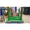 Image 3 : 1 3/4" THICK METAL HEAVY DUTY SHOP TABLE PAINTED GREEN APPROX 4'L X 3'D X 3'H