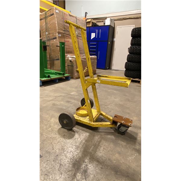 YELLOW METAL INDUSTRIAL WELDING CART