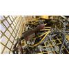 Image 4 : COFFING JLC INDUSTRIAL ELECTRIC CHAIN HOIST WITH CABLE, REMOTE & BRACKET IN YELLOW METAL MESH CRATE