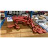 Image 2 : 4 RED HEAVY DUTY CHAIN BINDERS