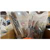 Image 3 : 3 BOXES OF ASSORTED TOOLS, HARDWARE & ULINE RED NON-CONFORMING TAGS