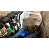 Image 4 : BOX OF HEAVY DUTY EP GREASE, KRYLON ORANGE SPRAY PAINT, RATCHET TIE DOWN STRAPS & EARPLUGS