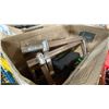 Image 1 : BOX OF ASSORTED TOOLS- BESSEY CLAMPS, SOCKET/RATCHET SETS, FILE SETS & MORE