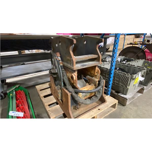 HS-3002 HEAVY DUTY HYDRAULIC VIBRATORY PLATE COMPACTOR EXCAVATOR ATTACHMENT