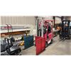 Image 1 : TOYOTA 40-3FG9 RED 1,500 LBS CAPACITY 2 STAGE 130" MAST SOLID RUBBER TIRE PROPANE SIT DOWN