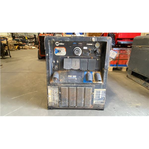 MILLER PRO 300 DIESEL POWERED INDUSTRIAL DC WELDING GENERATOR *NO CABLES, STINGER OR HOSES*