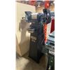 Image 1 : WESTWARD 8" INDUSTRIAL BENCH GRINDER MOUNTED ON METAL FORD-SMITH PEDESTAL
