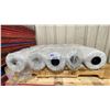 Image 1 : 5 ROLLS OF LAYFIELD 38" X 60" X 3MM FOOD GRADE PLASTIC BAG LINERS
