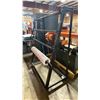 Image 2 : BLACK METAL 4 TIER INDUSTRIAL MOBILE SPOOL CART WITH ROLL OF FOOD GRADE PLASTIC BAG LINERS