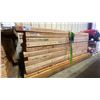 Image 1 : PALLET OF DOUGLAS FIR 6" X 3"  GLUE LAMINATE WOODEN PLANKS APPROX 88"L, APPROX 60PCS