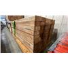 Image 2 : PALLET OF DOUGLAS FIR 6" X 3"  GLUE LAMINATE WOODEN PLANKS APPROX 88"L, APPROX 60PCS